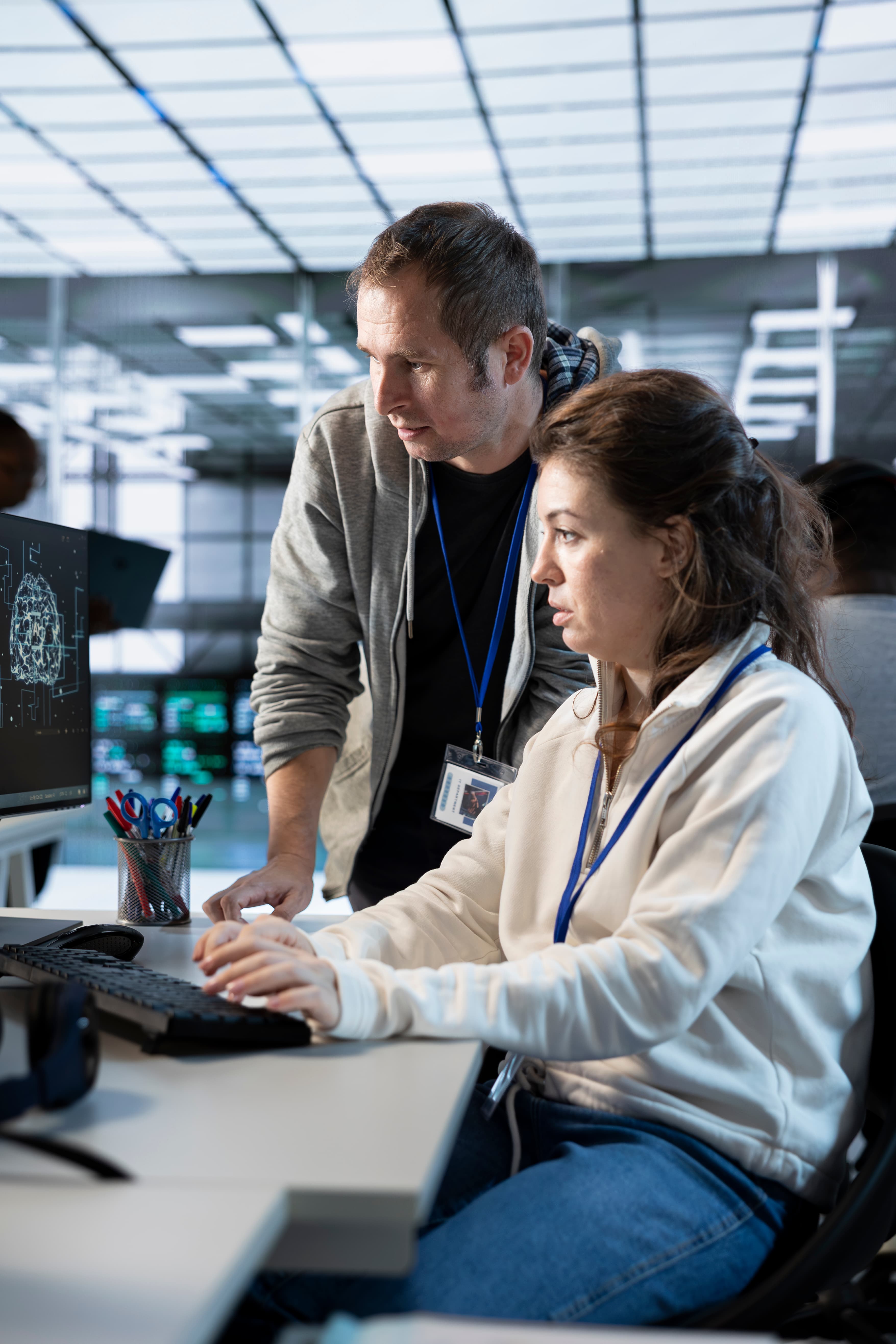 Contact center support team